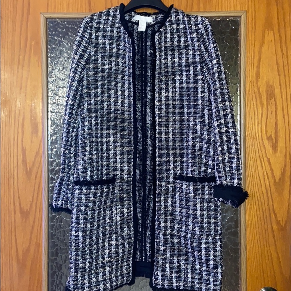 Long Tweed Blazer